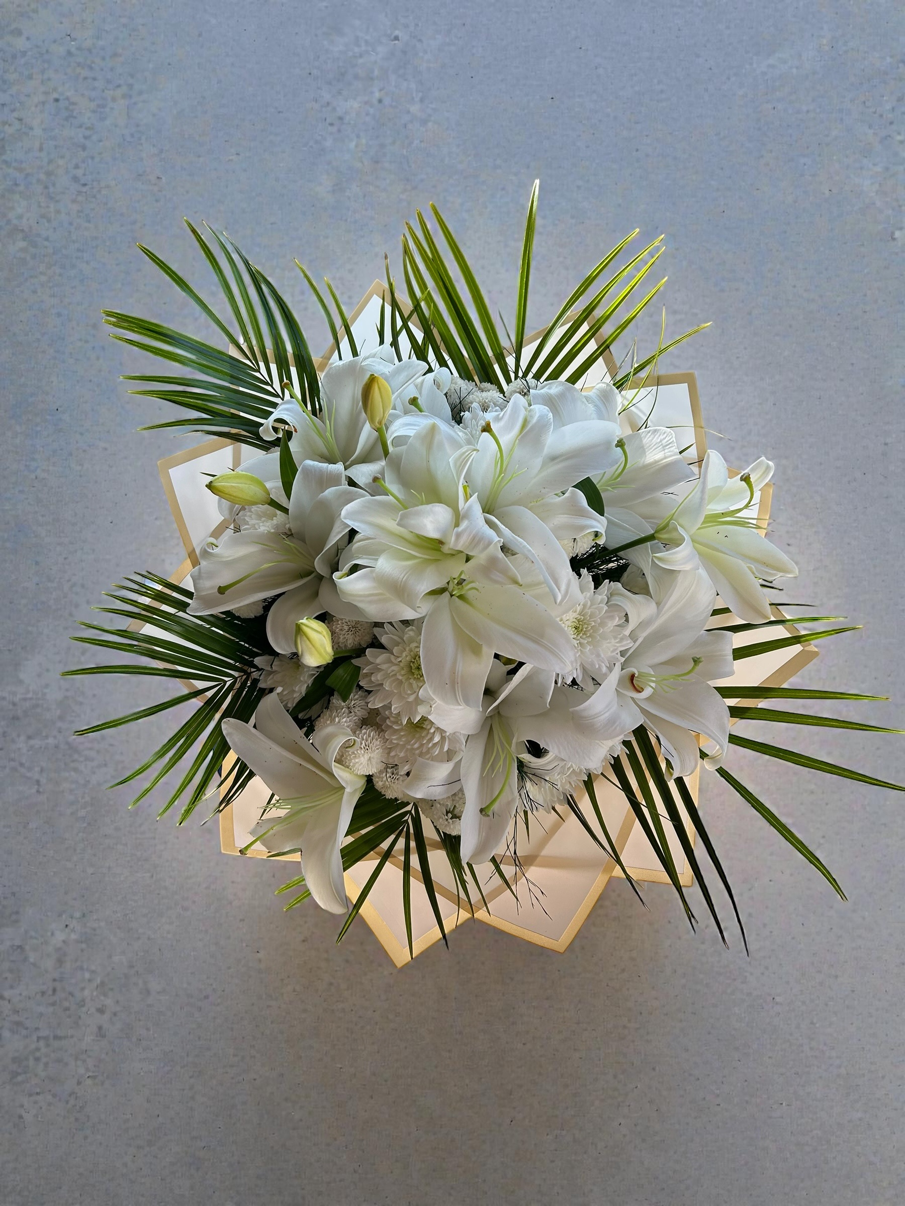 Lilyum Kasımpatı Buketi