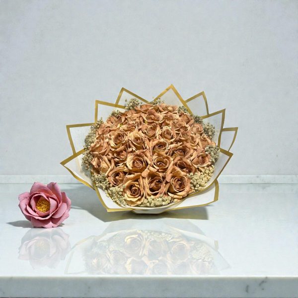 Yapay Kahve Gül Buketi